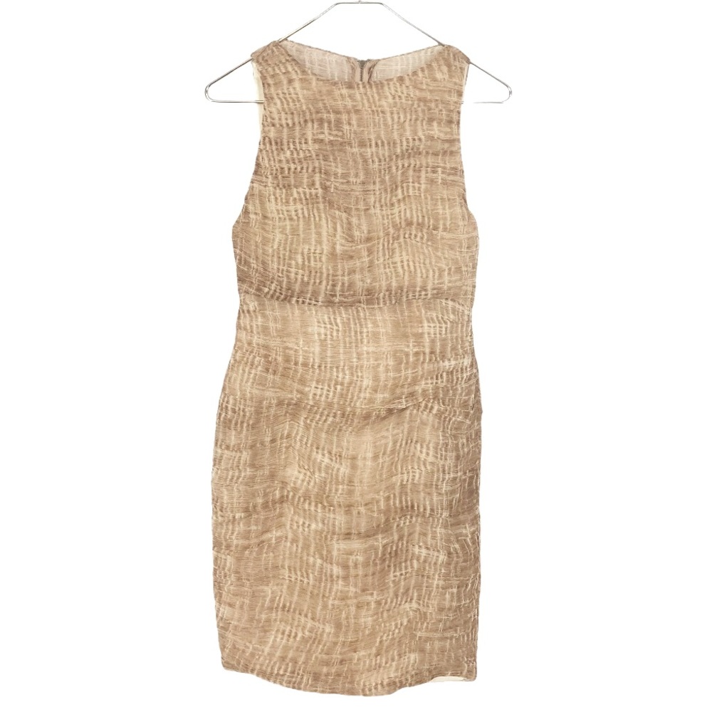 Alice + Olivia Ginger Ruched Silk Chiffon Dress 2 - Picture 5 of 11